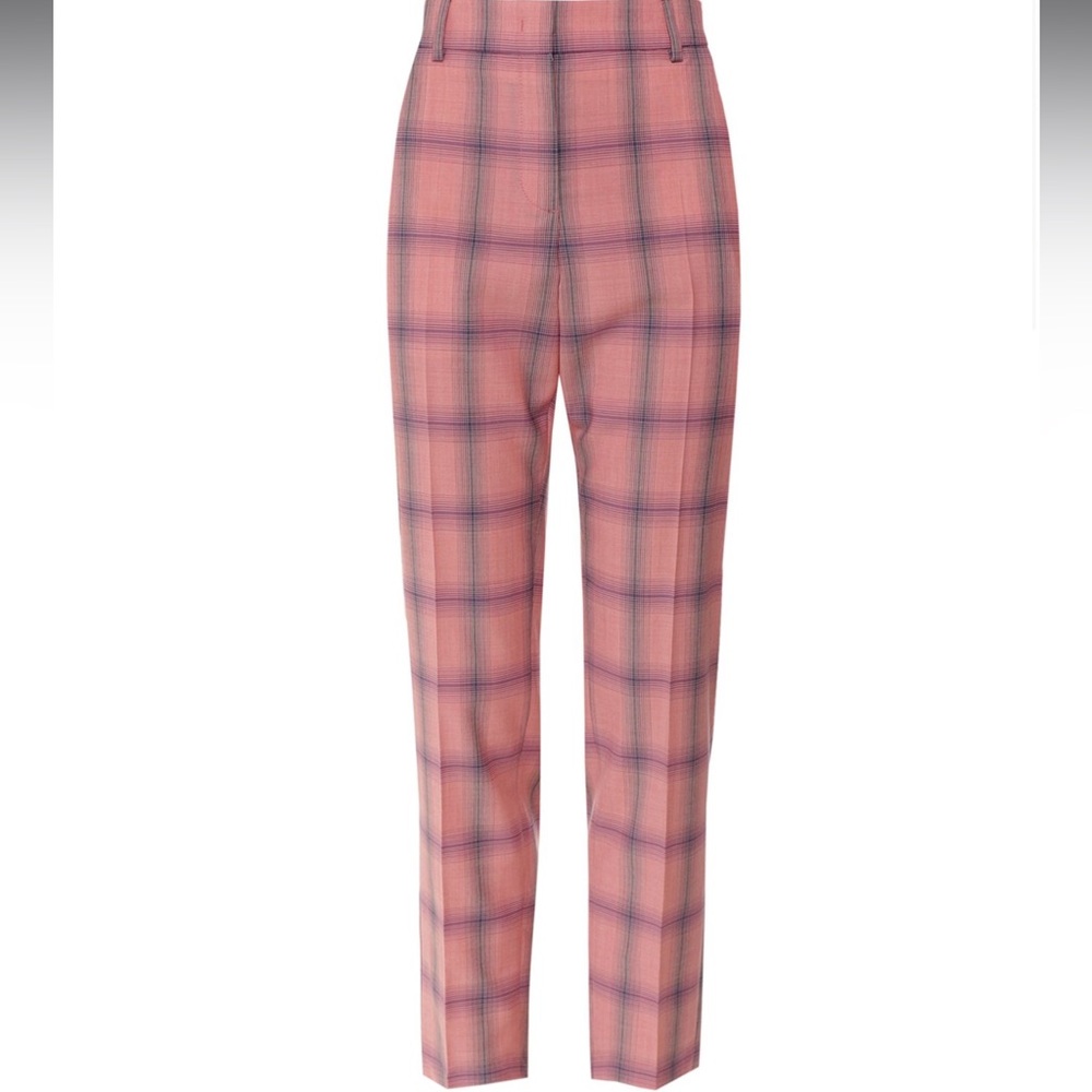 Paul Smith Pink Plaid Trousers, New, 36 - Picture 4 of 11